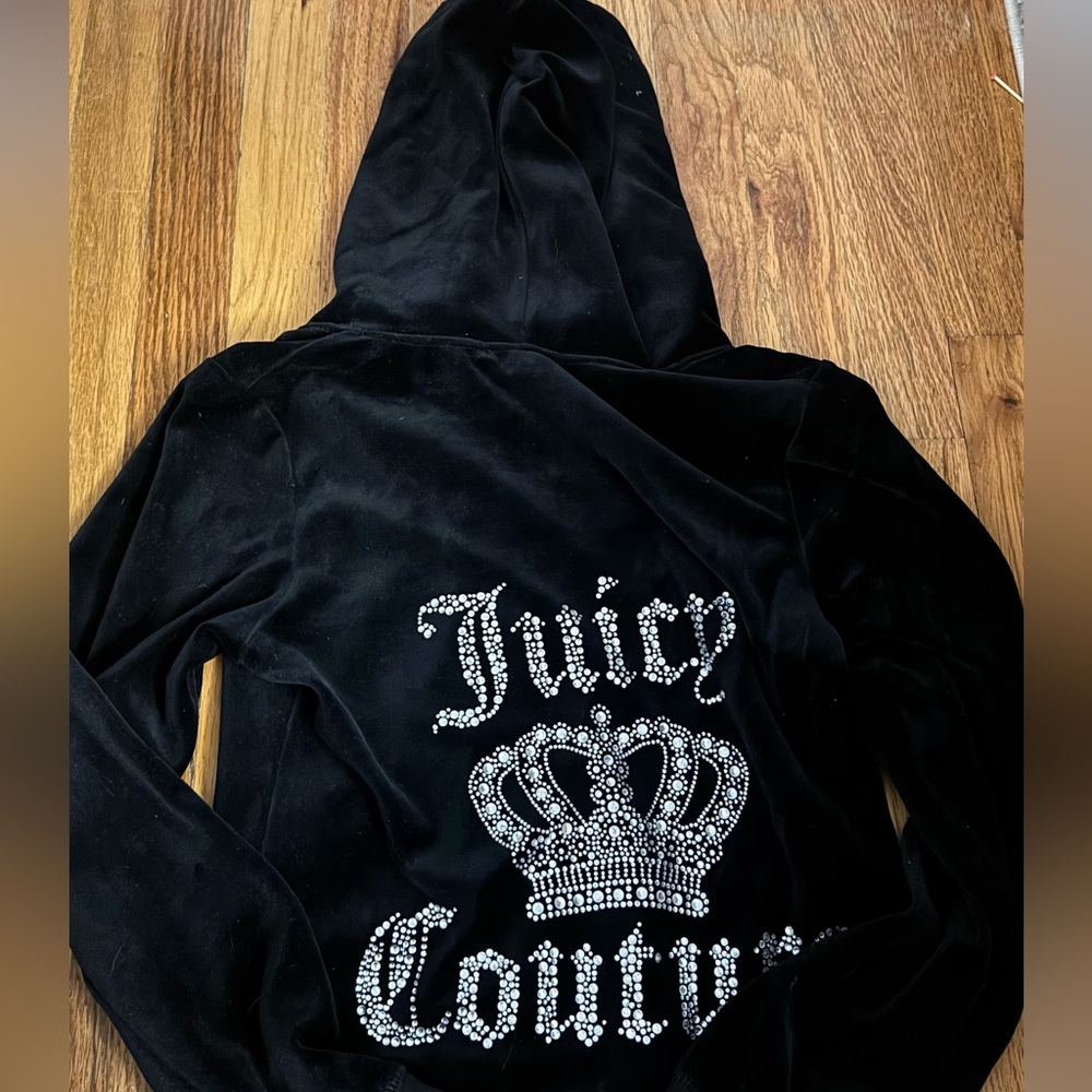 Juicy Couture Black Velour Tracksuit